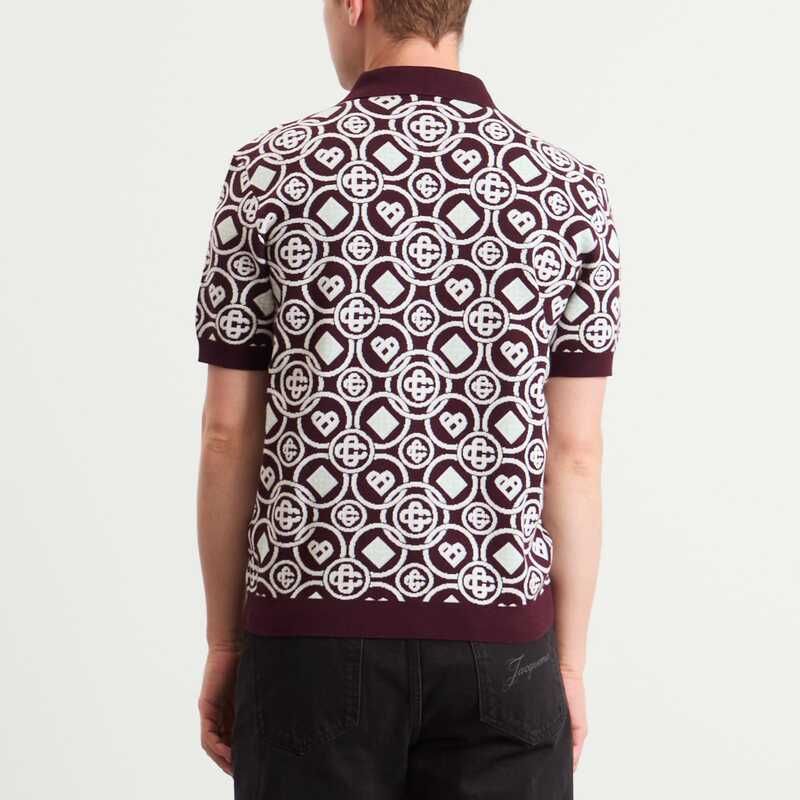 カサブランカ メンズ トップス ポロシャツ コットン Casablanca Cotton