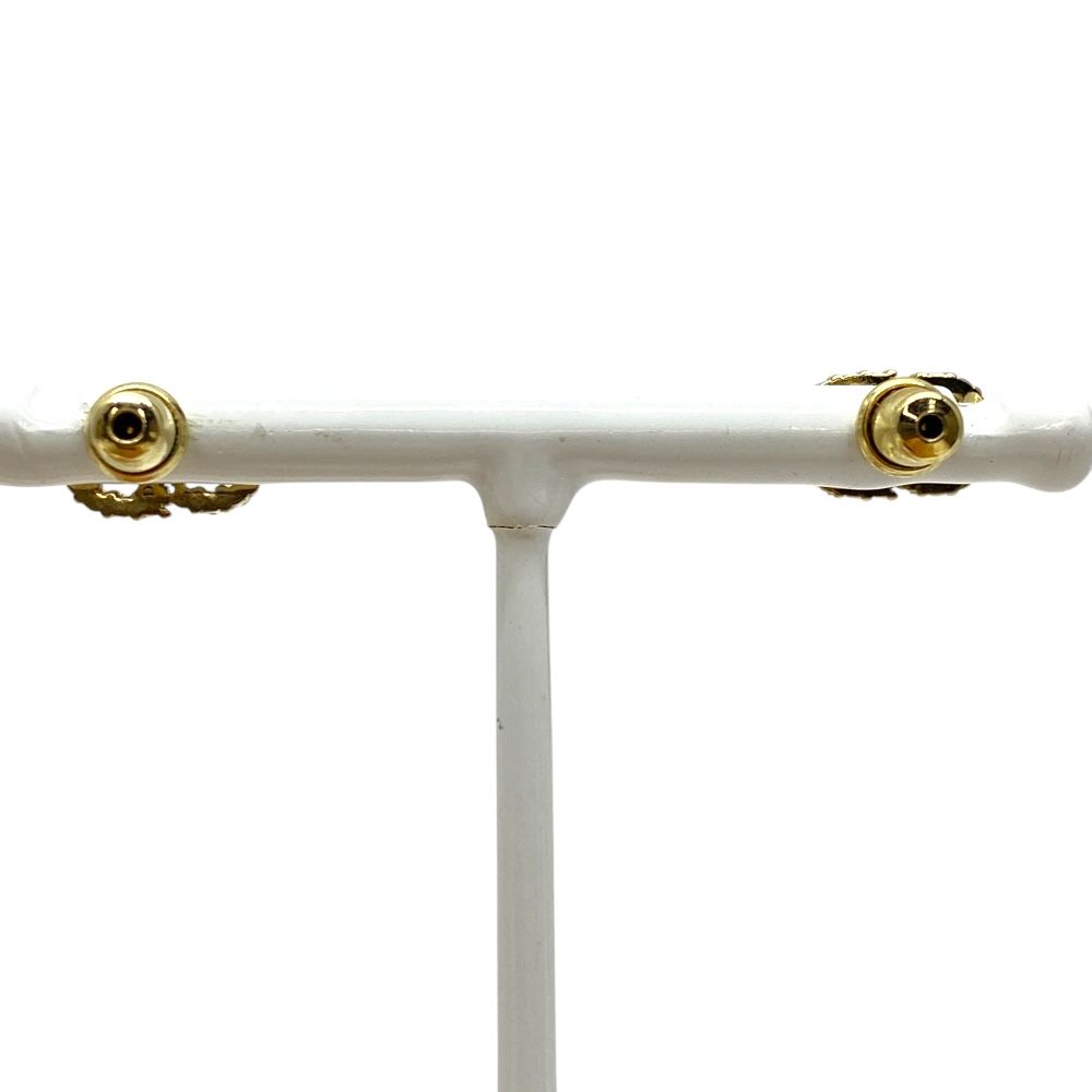 美品 Dior ピアス クレール ディー リュヌ CDロゴ ラインストーン 片耳 ディオール クレール・ディー・リュヌ ピアス アクセサリー CDロゴ GP