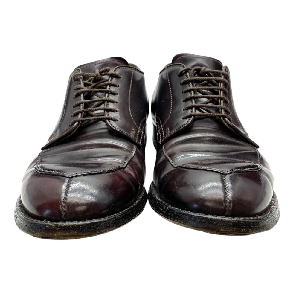 オールデン コードバン ドレスシューズ Vチップ シューズ ローファー フラット ブラウン 54321 ALDEN サイズ9 1 2 約28 5 cm メンズ リユース 上質 革靴 洗練 感 存在感 ビジネス