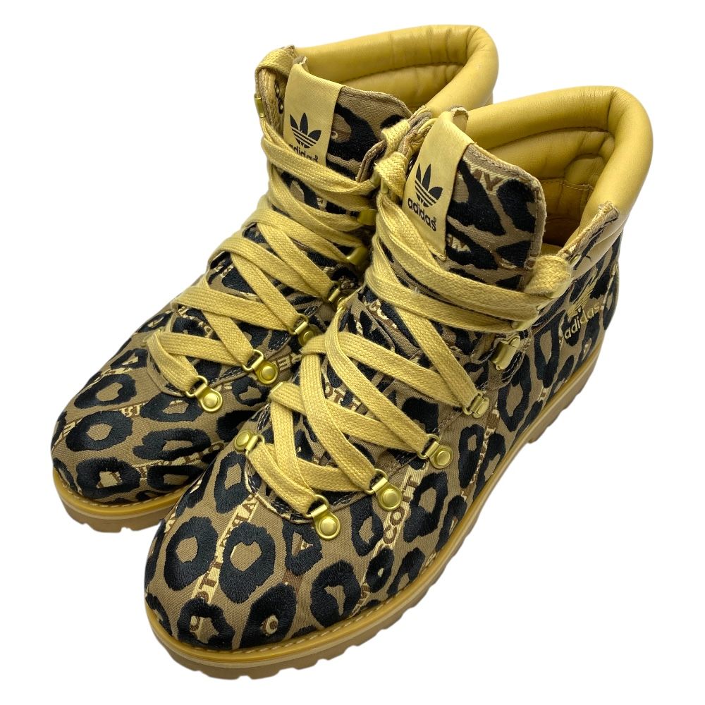 アディダスadidas ジェレミー・スコット　ハイカット スニーカー ヒョウ柄 ジェレミースコット×アディダス】 ヒョウ柄スニーカー - メルカリ