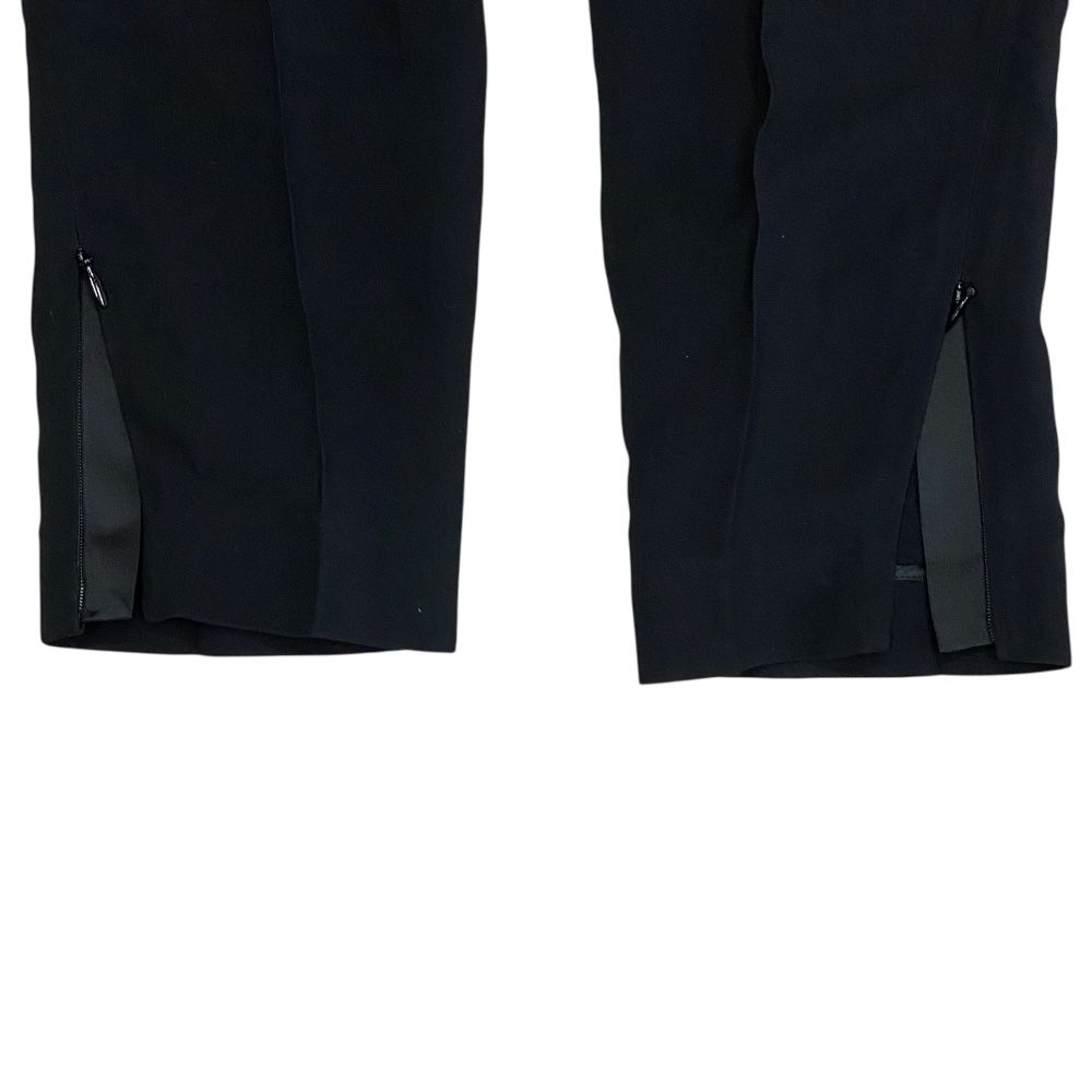 未使用品★BURBERRY バーバリー 8046320 TBロゴ刺繍入り 裾ジップ トラックパンツ ボトムス ブラック 40 正規品 レディース 未使用 バーバリー トラックパンツ パンツ ボトムス 長ズボン TBロゴ