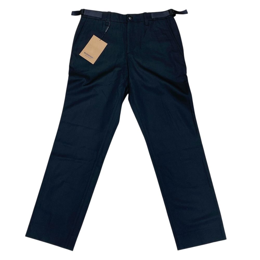『タグ付未使用』バーバリー　パンツ 未使用 バーバリー スラックス パンツ ボトムス 長ズボン ロゴ サイド