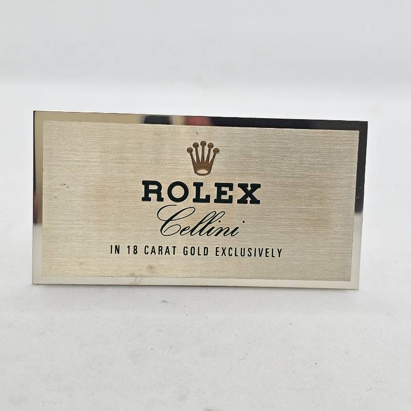 ロレックス チェリーニ 非売品 展示用プレート ROLEX 18 K