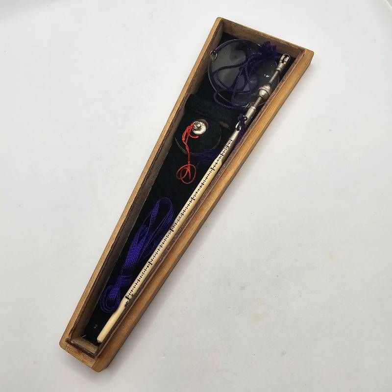 希少】銘入り 竿秤 薬秤 骨董 ケース付 時代物 アンティーク - メルカリ