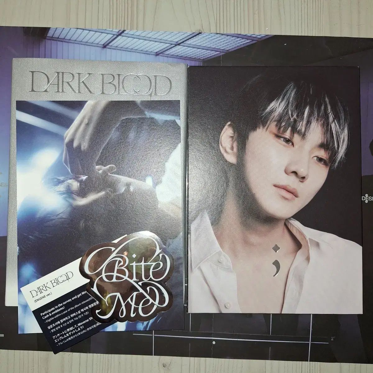 ENHYPEN DARK BLOOD アルバム エンジン ジョンウォン(JUNGWON) トレカ