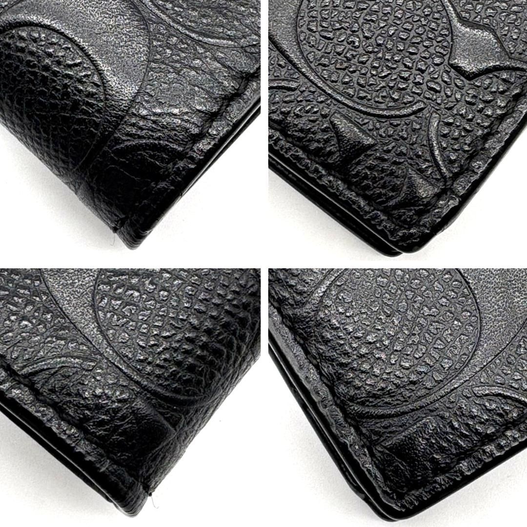 小物 COACH コーチ 二つ折り財布 ブラック 折り財布 黒色