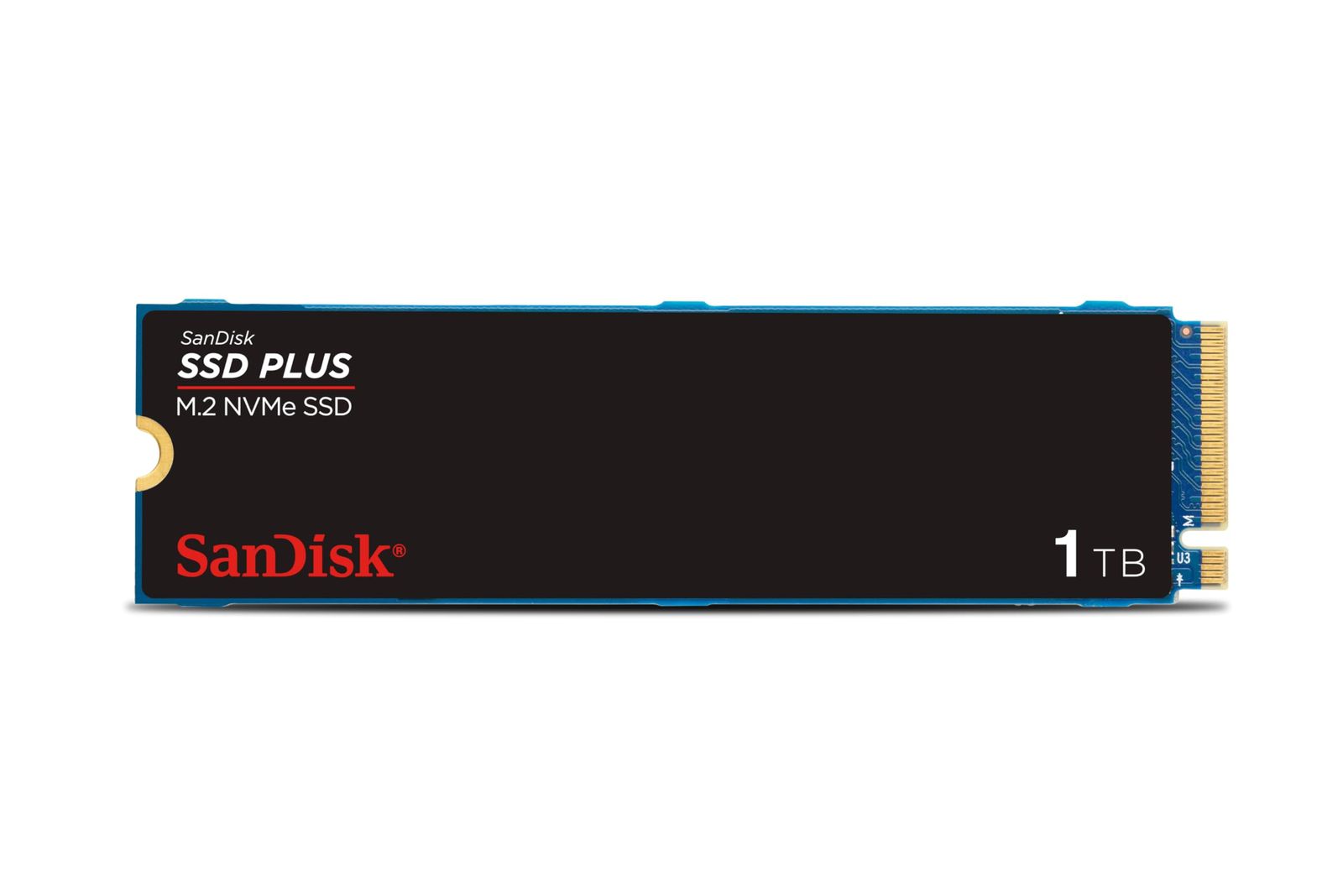 SanDisk SSD Plus 1TB M.2 2280 PCIe Gen3 NVMe SSD 最大3200MB/秒の読み取り速度 [1TB]