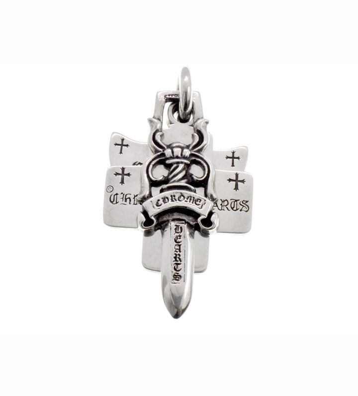 クロムハーツ CHROME HEARTS 3トリンケッツ シルバー ネックレス ペンダント トップ 46950