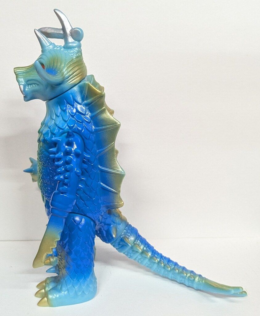 B-CLUB ブルマァク復刻版怪獣シリーズ バラバ(水色成型/緑&青&金