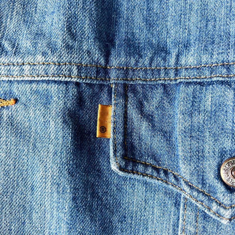 USA製　リーバイス　70671 デニムブッシュジャケット　XL Levi's - 70年代 USA製 Levi's リーバイス 70671-0216 デニム ブッシュ