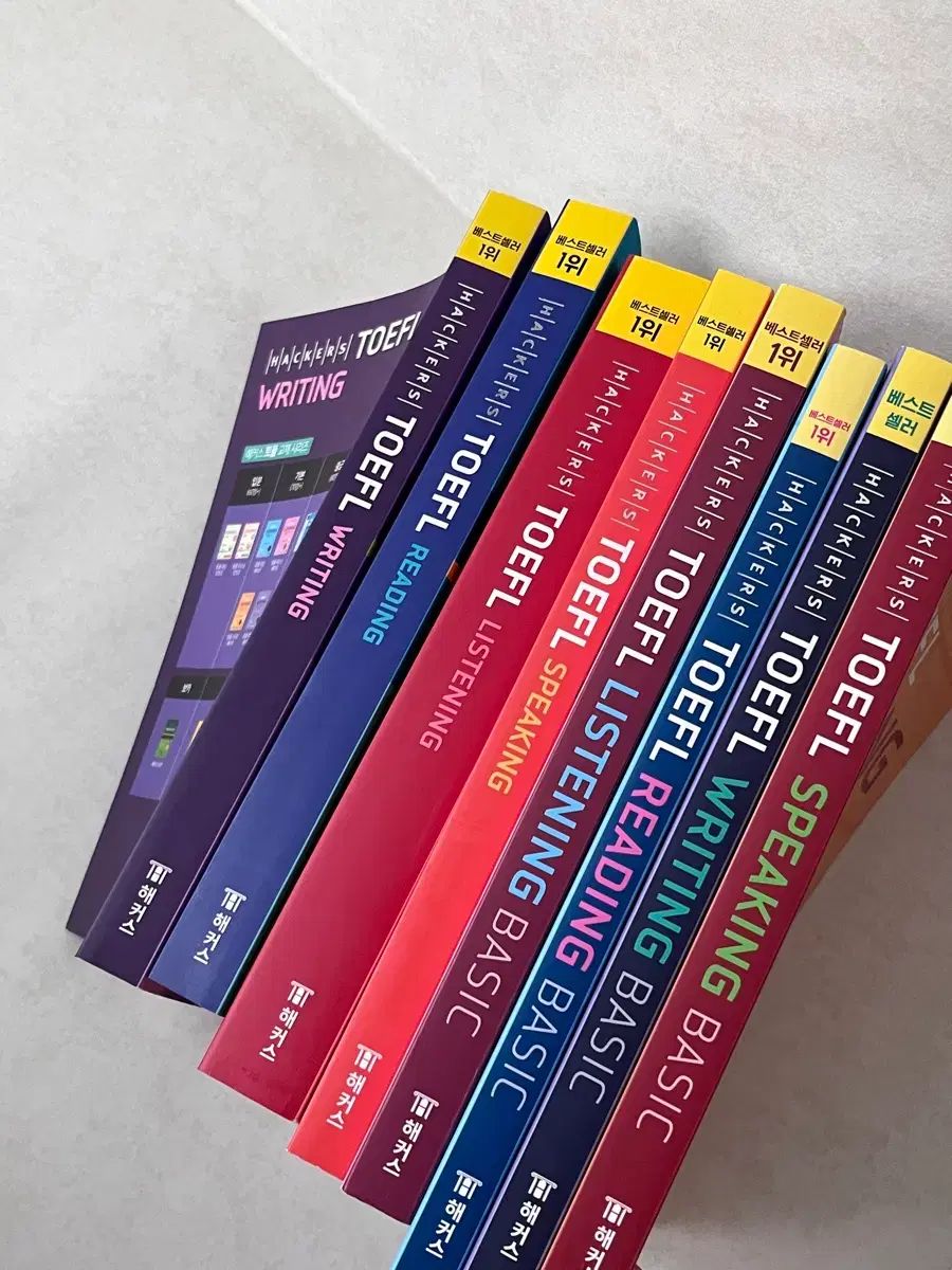 HACKERS TOEFL BASIC 4冊セット Hackers TOEFL 正規 基本 BASIC 教材 4巻 セット 【公式ショッピング