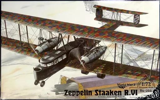 プラモデル 1 72 独 ツェッペリンスターケン R IV 4発爆撃機 WW I 072 T 055