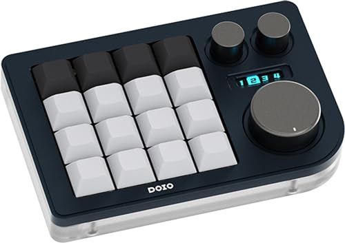 KB 16 マクロメカニカルキーボードアルミニウム製 片手キーボード RGB VIA ホットスワップ プログラム機能対応 16キー Ps Pr LrC Blenderなどのソフトに利用 ホワイト po 3 dfb 7 f 1 b