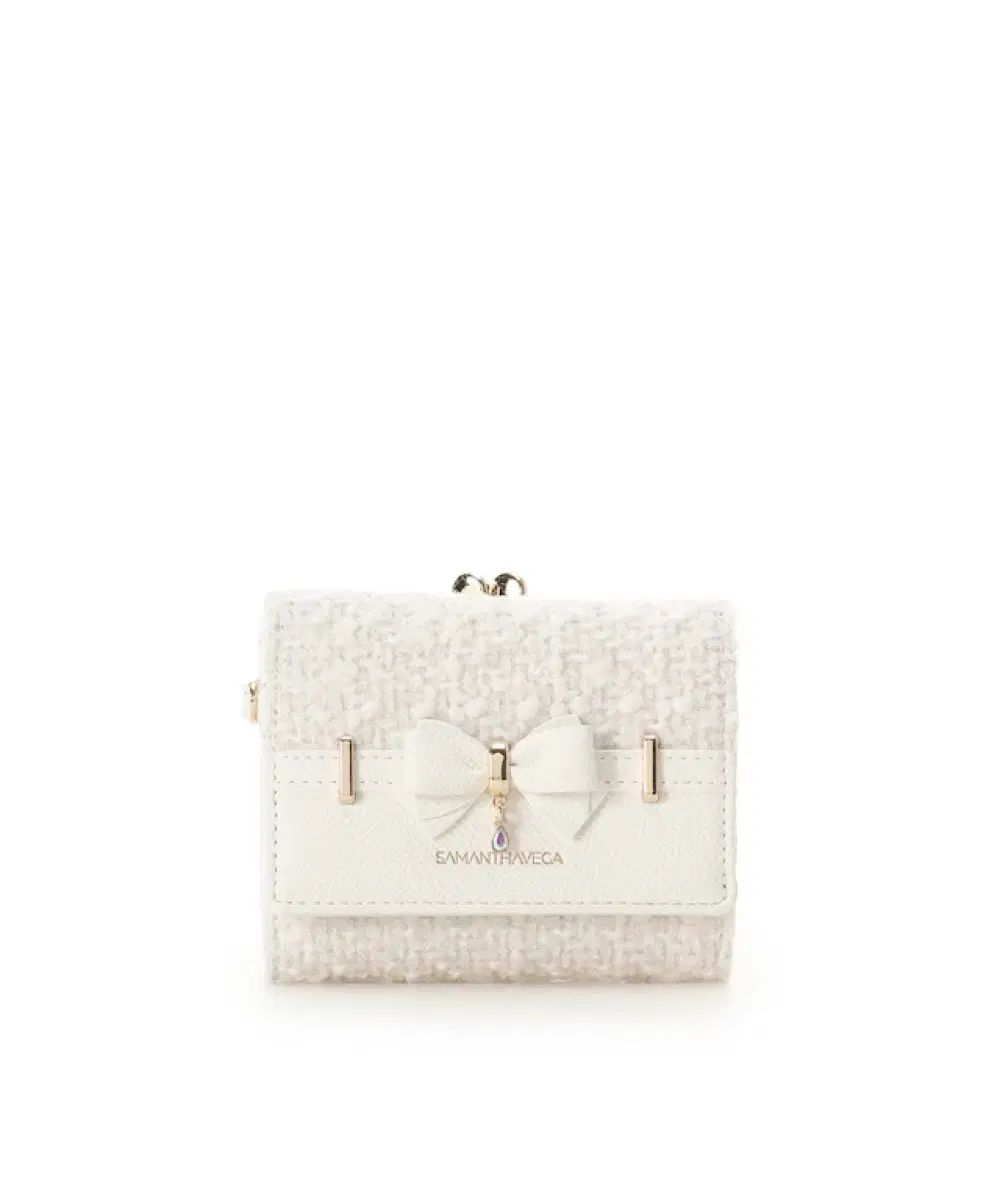 サマンサベガ ツイード 二つ折り財布