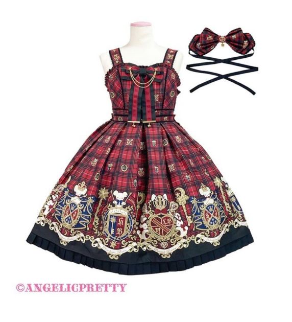 エンジェリック プリティ ロリータ リーリカル バニー カレッジ レッド set