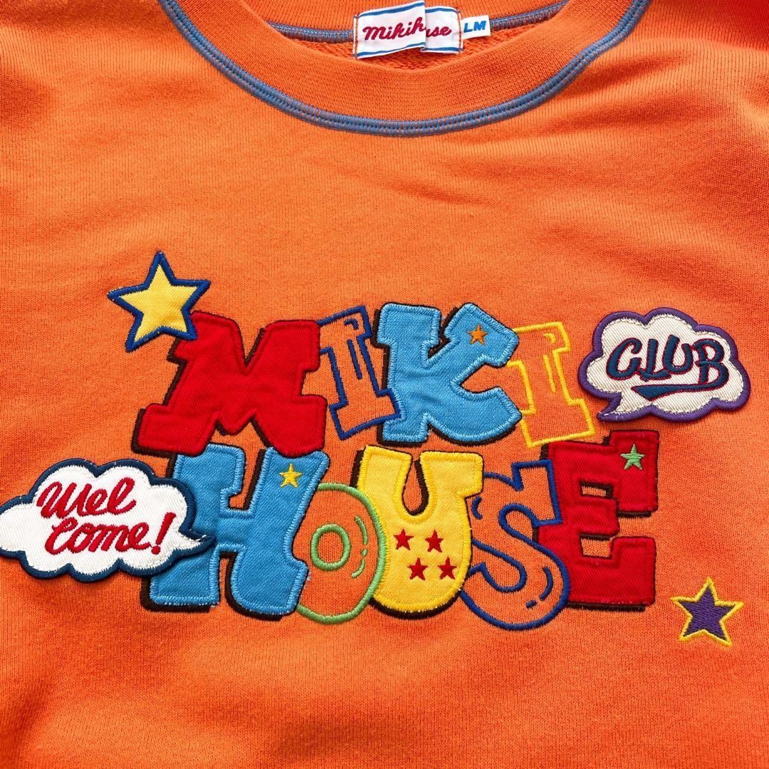90s 00s MIKI HOUSE オールド ミキハウス オレンジ スウェット