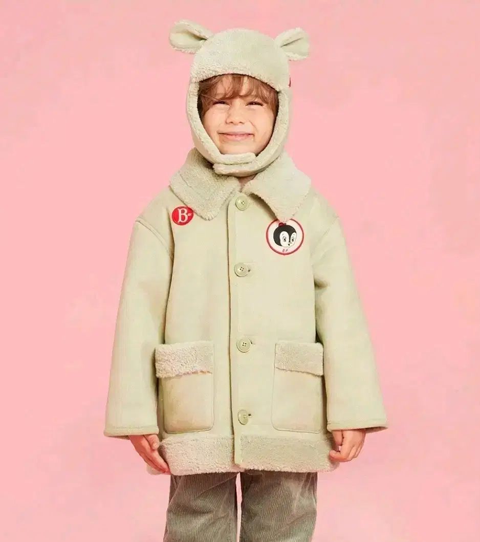 BEBE DE PINO ベベデピノ ヒューゴ ムートン コート 130