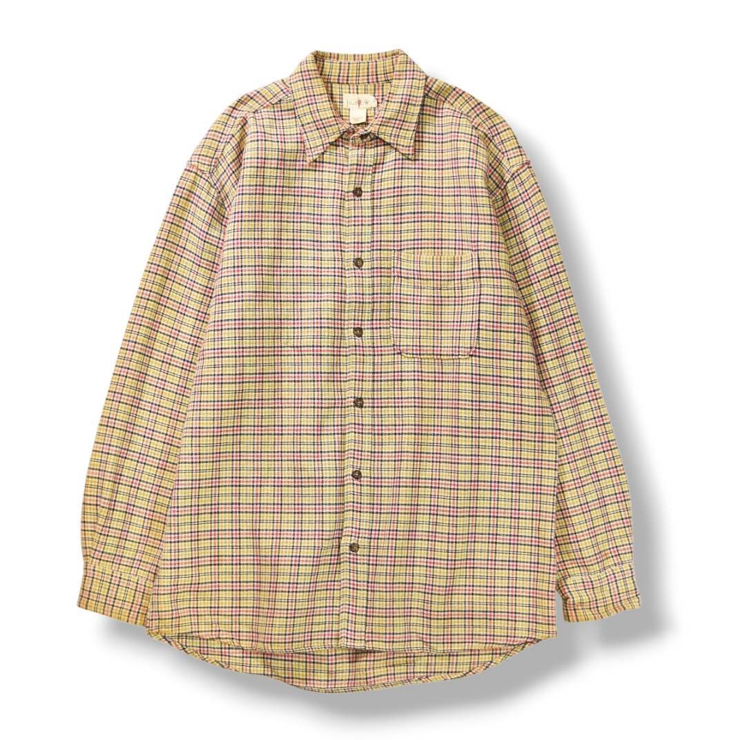 希少】 90sヴィンテージ 巨人タグ ジェイクルー J.CREW 長袖 チェック