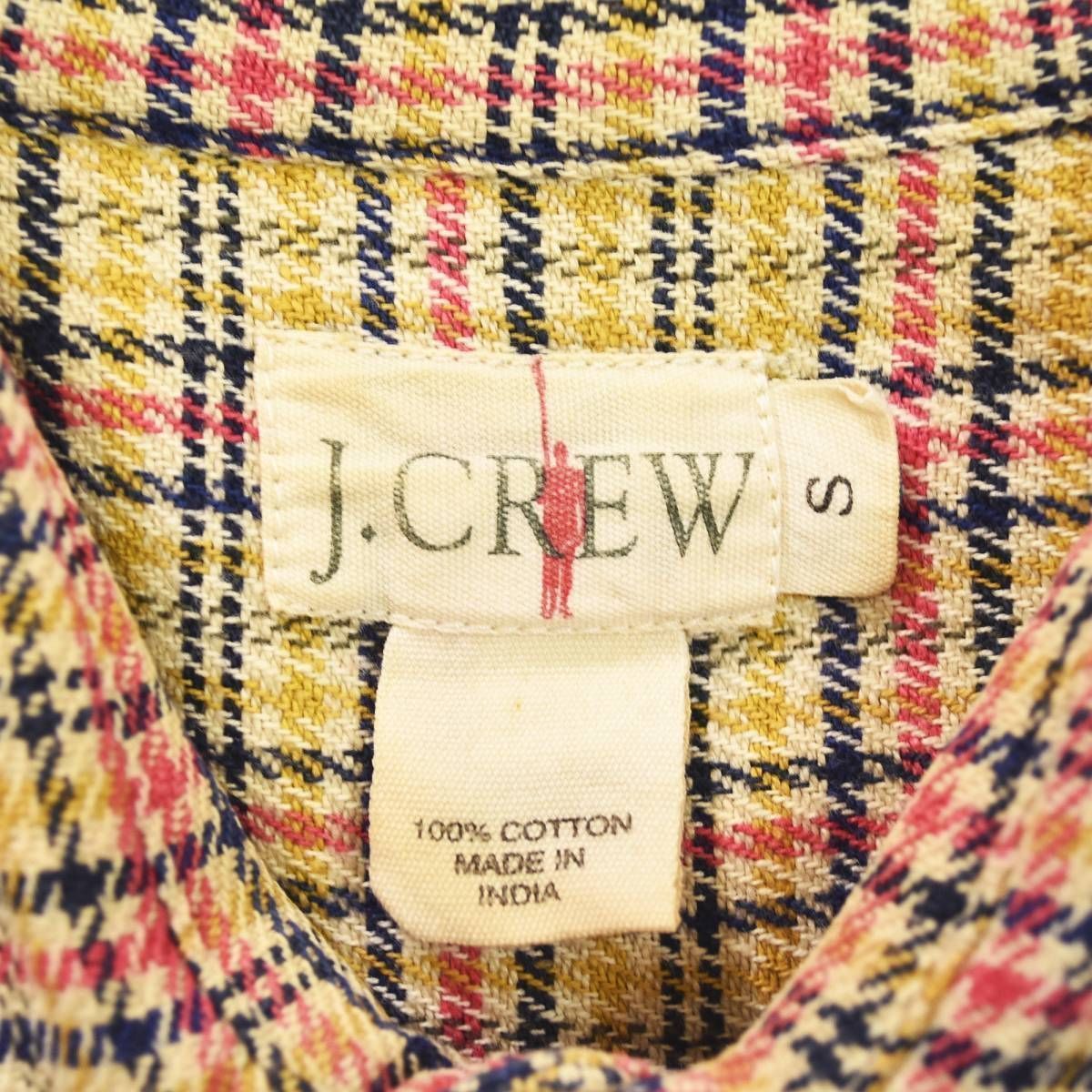 希少】 90sヴィンテージ 巨人タグ ジェイクルー J.CREW 長袖 チェック