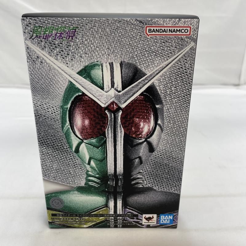 開封 BANDAI S H Figuarts 真骨彫製法 仮面ライダーW サイクロンジョーカー 風都探偵アニメ化記念 再販版 フィギュア 19