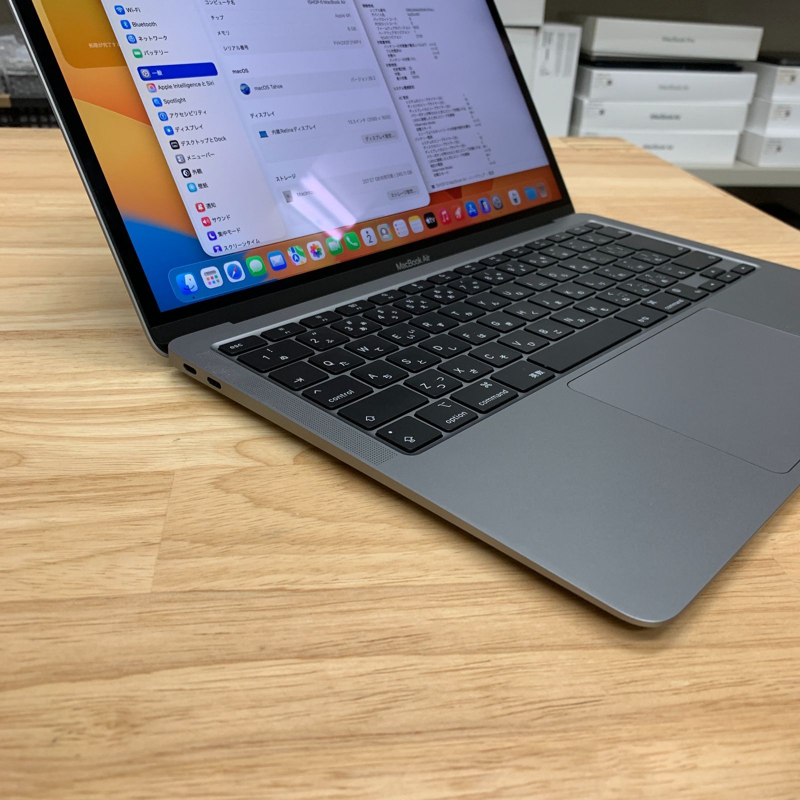 バッテリー 100% MacBook Air 13インチ M1 2020年 送料無料 J1WFV