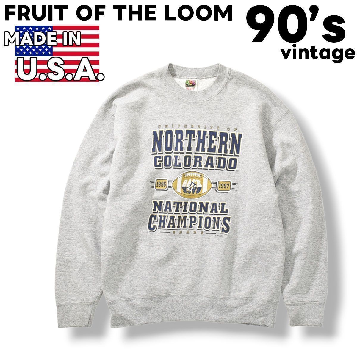 90sヴィンテージ USA製 フルーツオブザルーム FRUIT OF THE LOOM 
