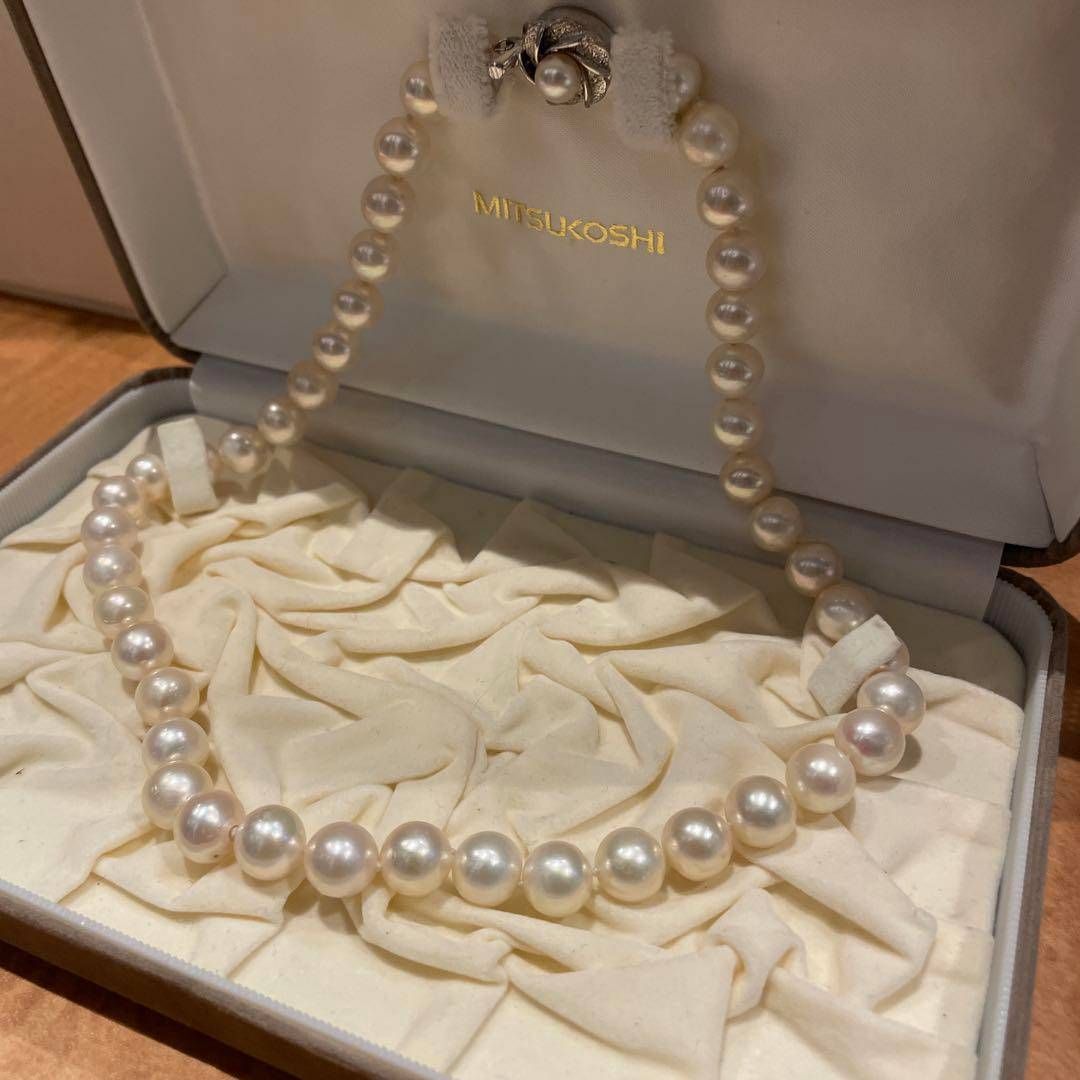 MITSUKOSHI 三越 パール ネックレス パール ネックレス 真珠 Perl MITSUKOSHI necklace お呼ばれ デート