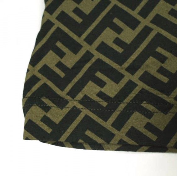 FENDI フェンディ 23SS イタリア製 FF柄 ズッカ柄 クルーネックTシャツ