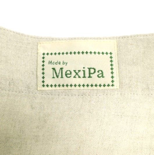 MexiPa メキパ 22SS 日本製 リネンメキシカンマキシドレス 22-011-MP MexiPa メキパ 22SS 日本製 リネンメキシカンマキシドレス 22-011-MP