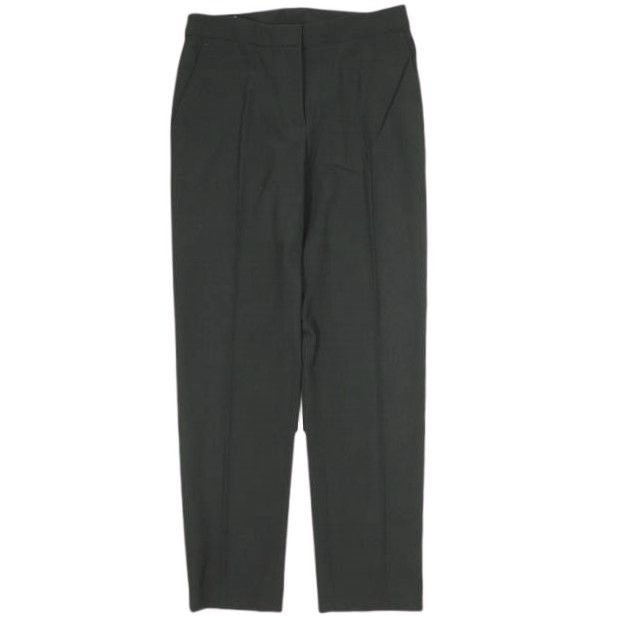 DRIES VAN NOTEN ドリスヴァンノッテン 23 SS POUMAS 6060 W PANTS ポリエステルウール ノープリーツトラウザーズ 231 010902 900 34 BLACK パンツ 定価88 000円 ボトムス