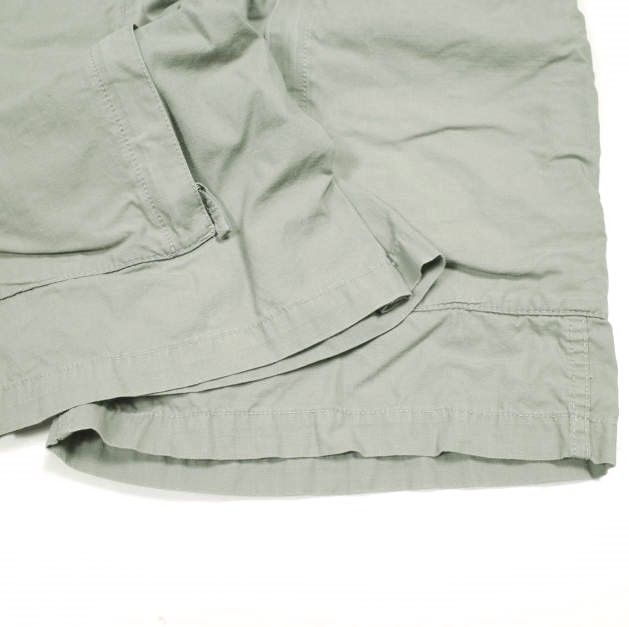 BEAMS JAPAN ビームスジャパン 22SS 日本製 Heli Crew Shorts ヘリクルーショーツ 11-25-2349-874 M SAGE コットンリップストップ カーゴ ショートパンツ ボトムス【中古】【BEAMS JAPAN】 BEAMS JAPAN ビームスジャパン 22SS 日本製 Heli Crew Shorts ヘリ