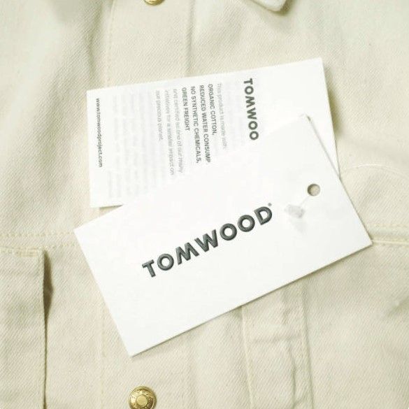 新品 TOM WOOD トムウッド イタリア製 COLLAR DENIM SHIRT カラーデニムシャツ 5568-343-0664 L CREAM 長袖 トップス 新品 TOM WOOD トムウッド イタリア製 COLLAR DENIM SHIRT カラー