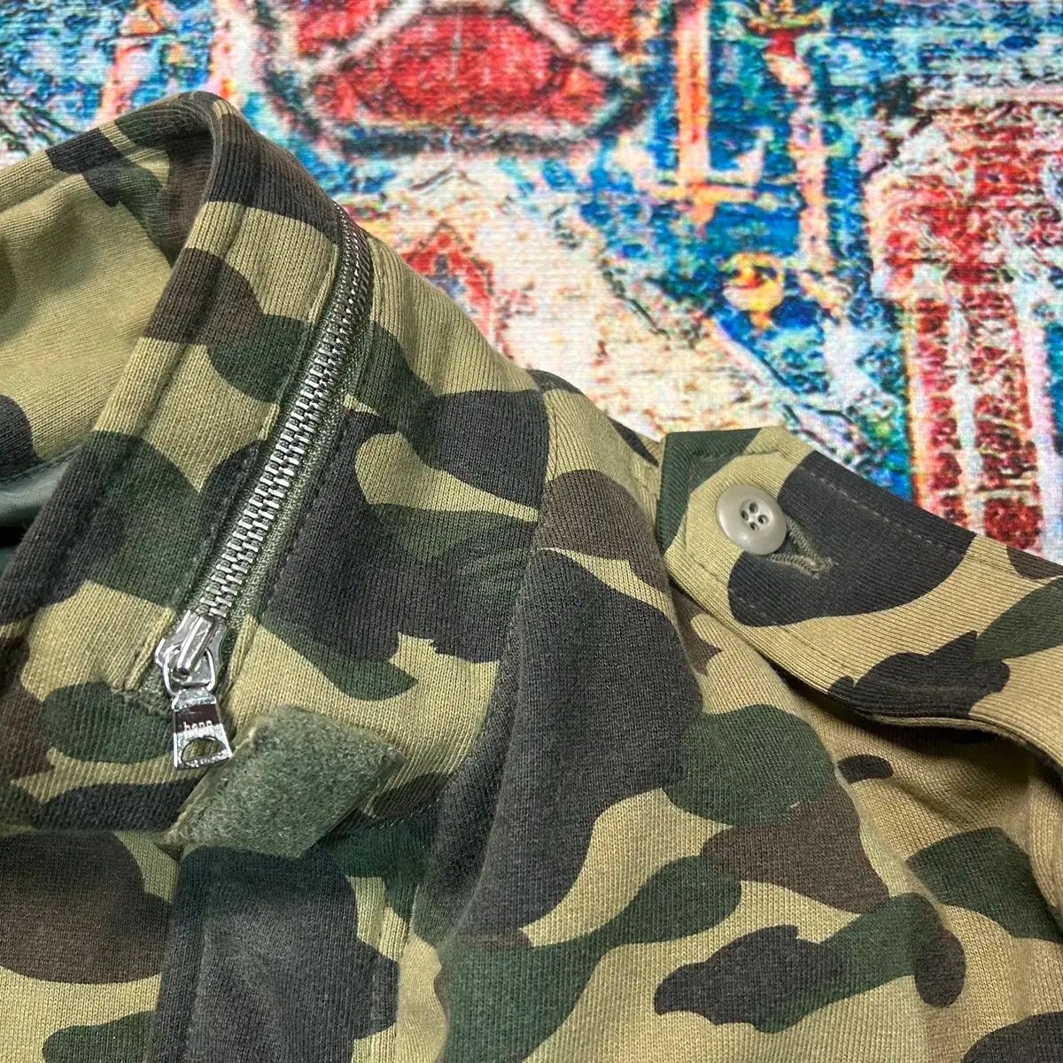 L 90s A BATHING APE(アベイシングエイプ) 迷彩柄 M-65 ジャケット