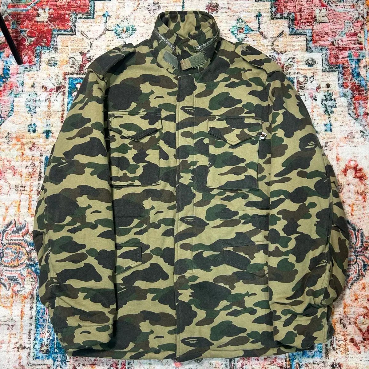 L 90s A BATHING APE(アベイシングエイプ) 迷彩柄 M-65 ジャケット
