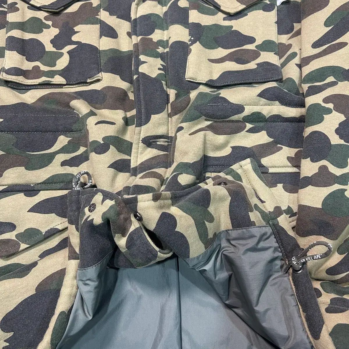 L 90s A BATHING APE(アベイシングエイプ) 迷彩柄 M-65 ジャケット