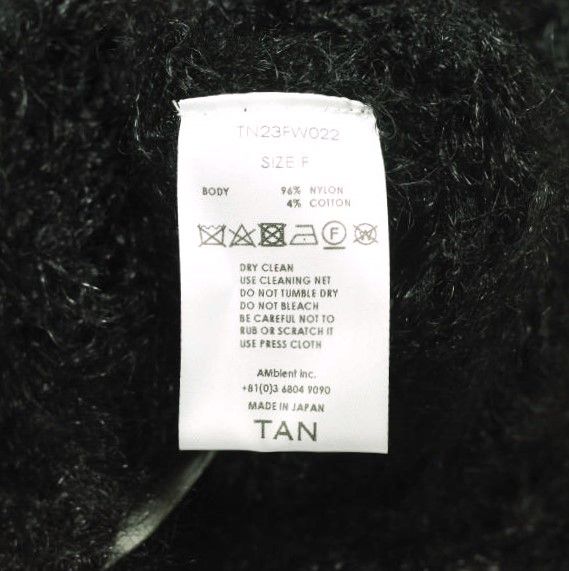 TAN タン 23AW 日本製 LLIC LIKE DRESS メタリックライクドレス TN23FW022 Free GROSS BLACK キャミソール ワンピース トップス【新古品】【中古】【TAN】 新品 TAN タン 23AW 日本製 LLIC LIKE DRESS メタリックライクドレス