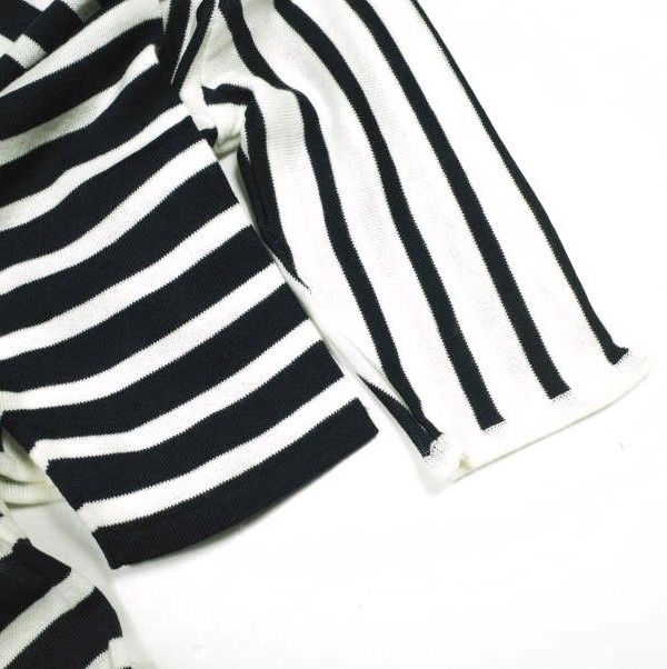 新品 TAN タン 22SS 日本製 コンビボーダー ニットロングワンピース