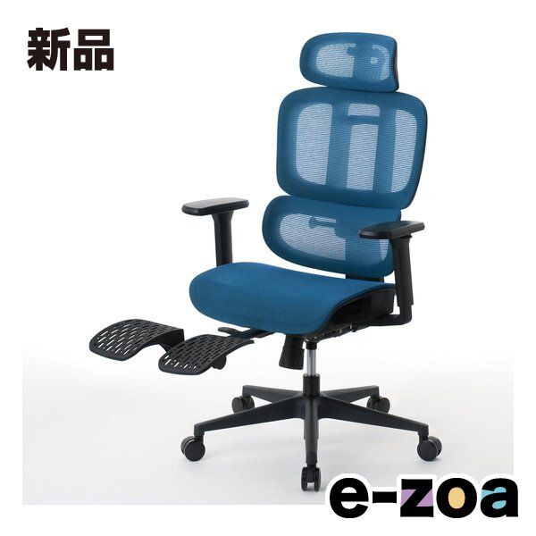 ROOM WORKS ルームワークス M 5 エラストマーメッシュ ワークチェア ブルー RM BL 2644295