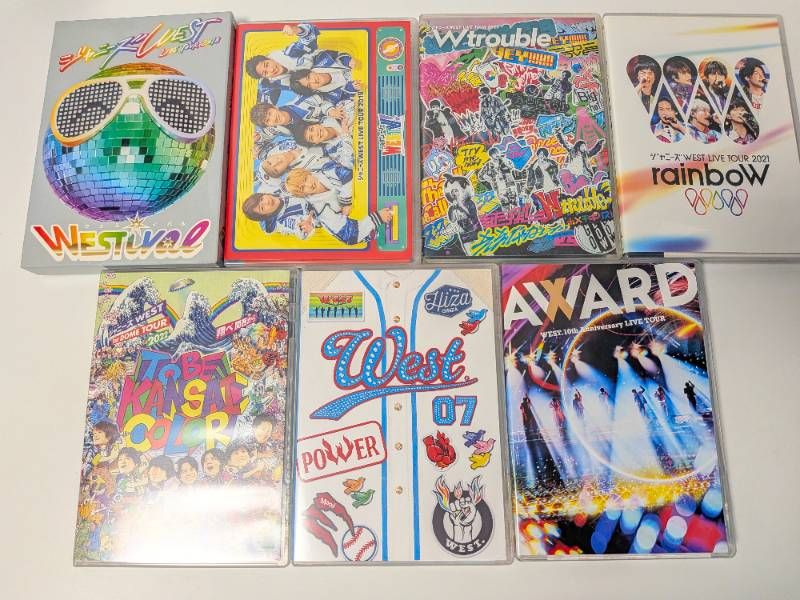 WEST. ライブDVD 14点セット まとめ売り なにわ侍 ハローTOKYO