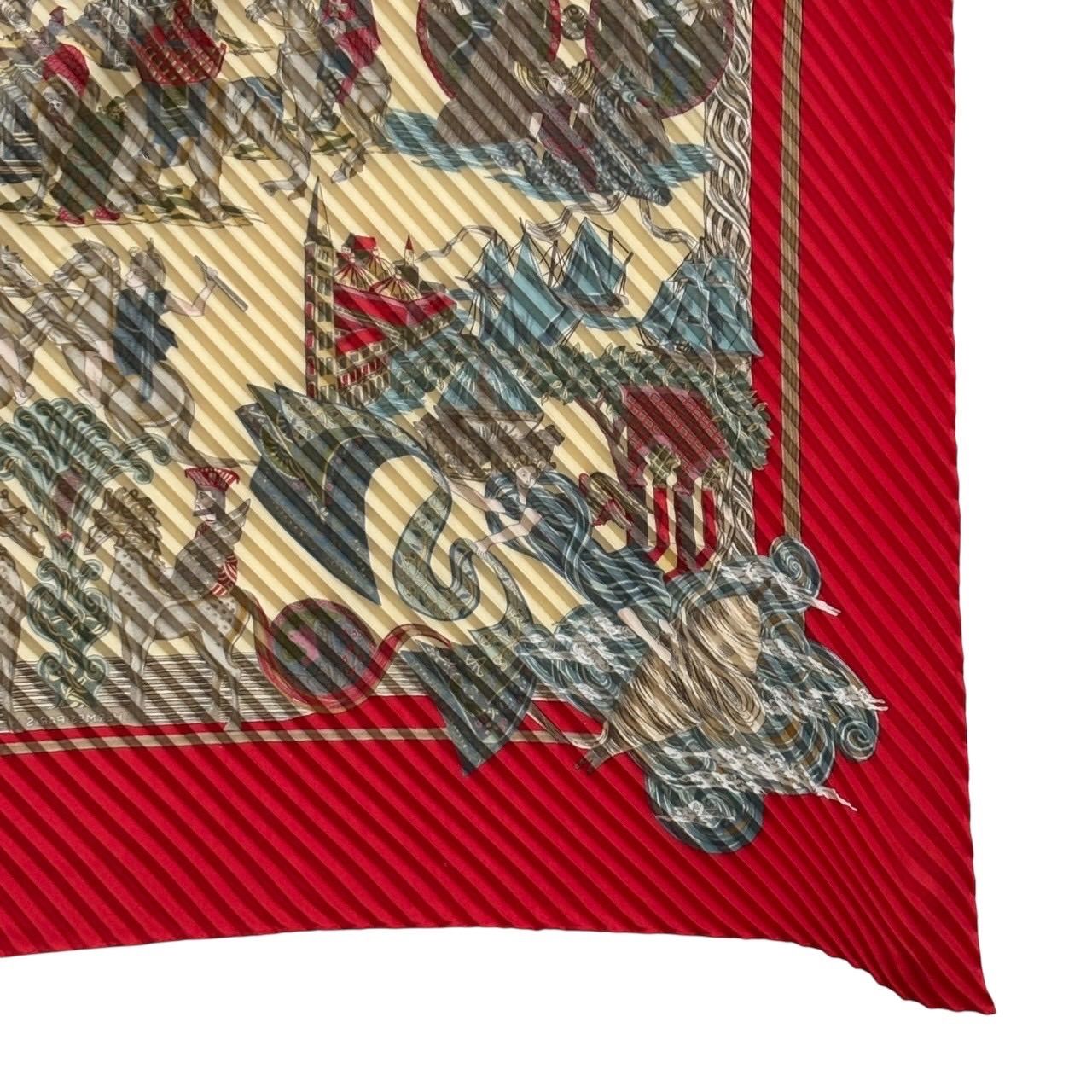 プリーツスカーフ プリーツカレ