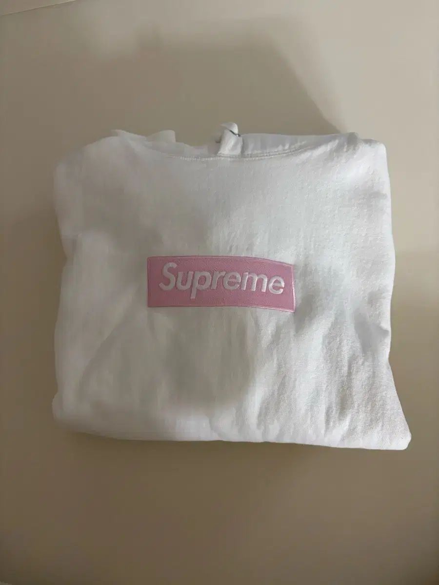 Supreme ボックスロゴ 25 fw 白 ピンク M