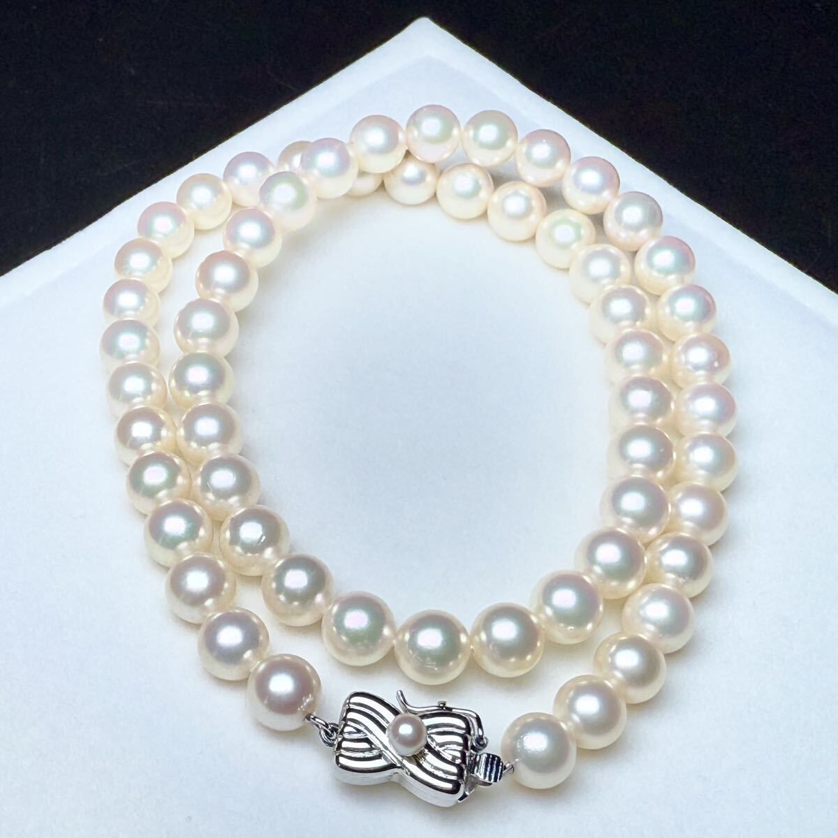 TASAKI/タサキ アコヤパール ネックレス 6.97〜7.43㎜ 42㎝ 32.6g 本 