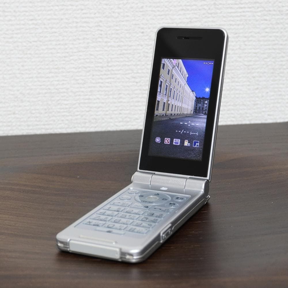 docomo P-07B シャンパンゴールド FOMA 3G ガラケー ワンセグ搭載 pop
