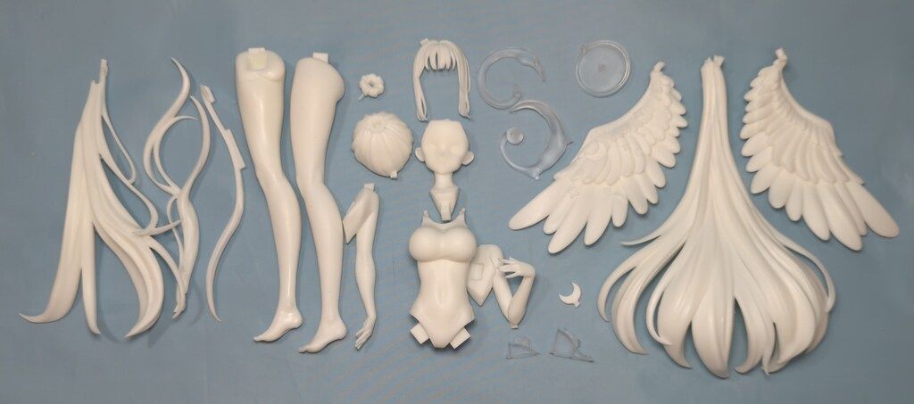 FANBOX 1 8スケールガレージキット 原型 江幡 聖園ミカ