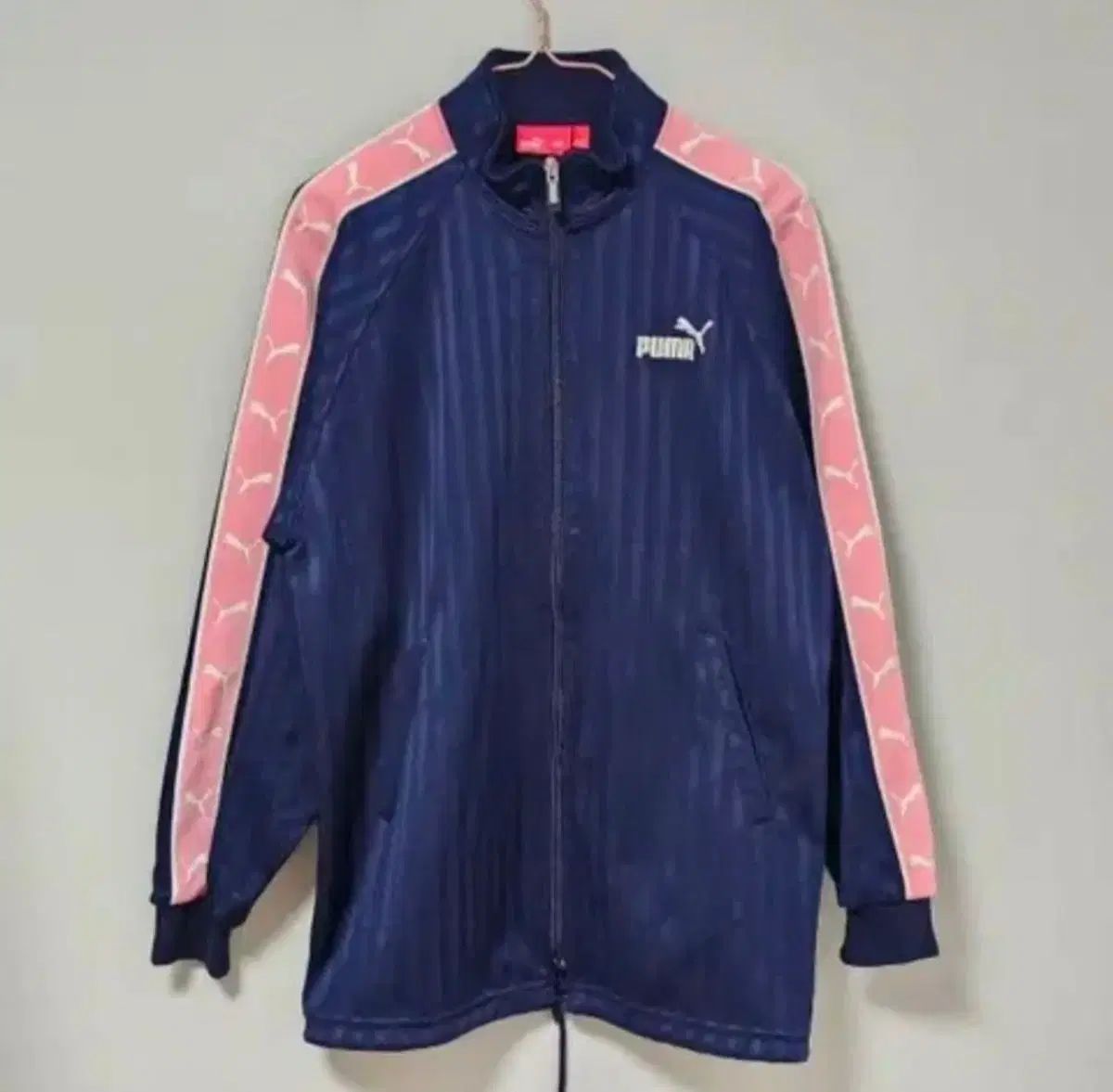 プーマ ネイビー ピンク トラックジャージ