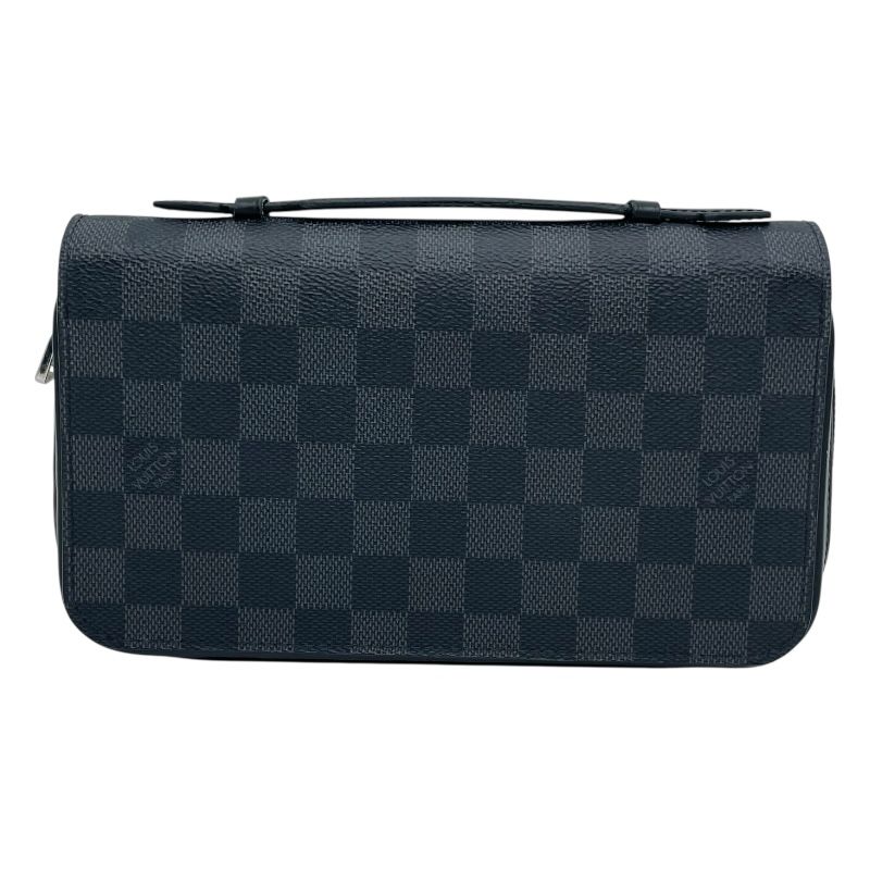 ルイ ヴィトン LOUIS VUITTON ジッピーXL N 41503 ブラック ダミエ グラフィット メンズ 長財布