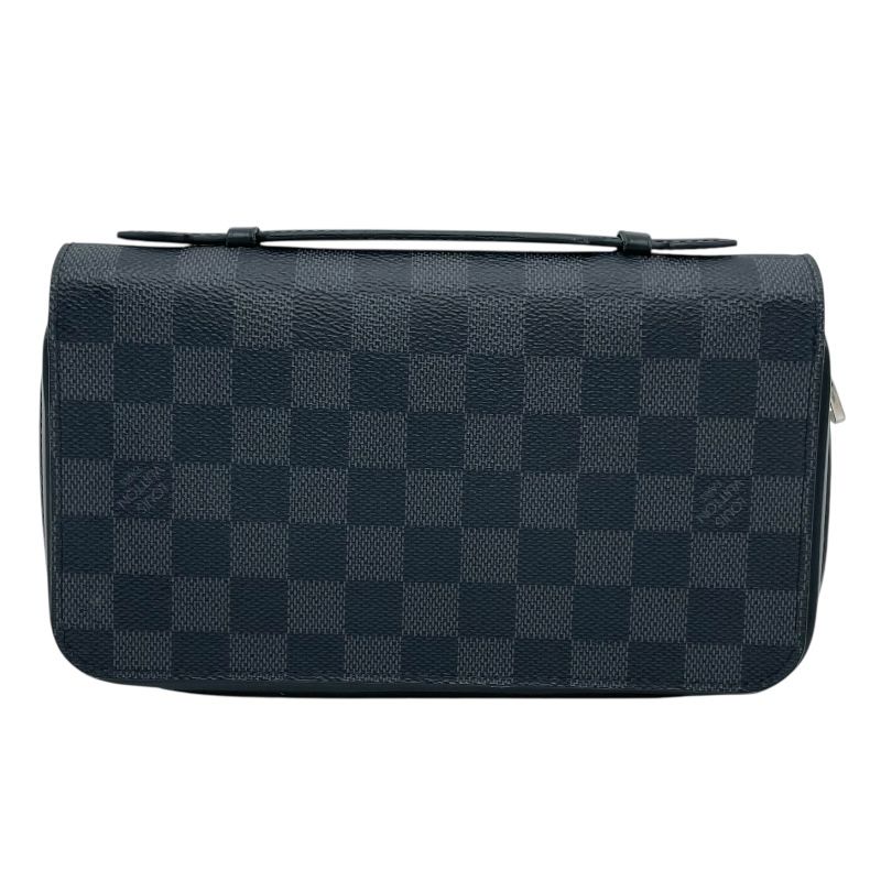ルイ ヴィトン LOUIS VUITTON ジッピーXL N 41503 ブラック ダミエ グラフィット メンズ 長財布