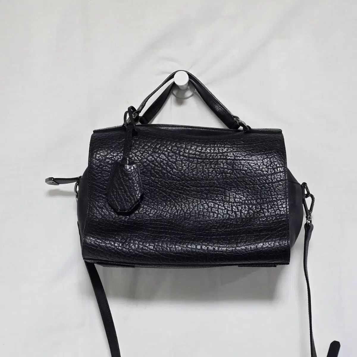 ブルーノマリ ブラック スクエア ドットバッグ クロスバッグ 0102