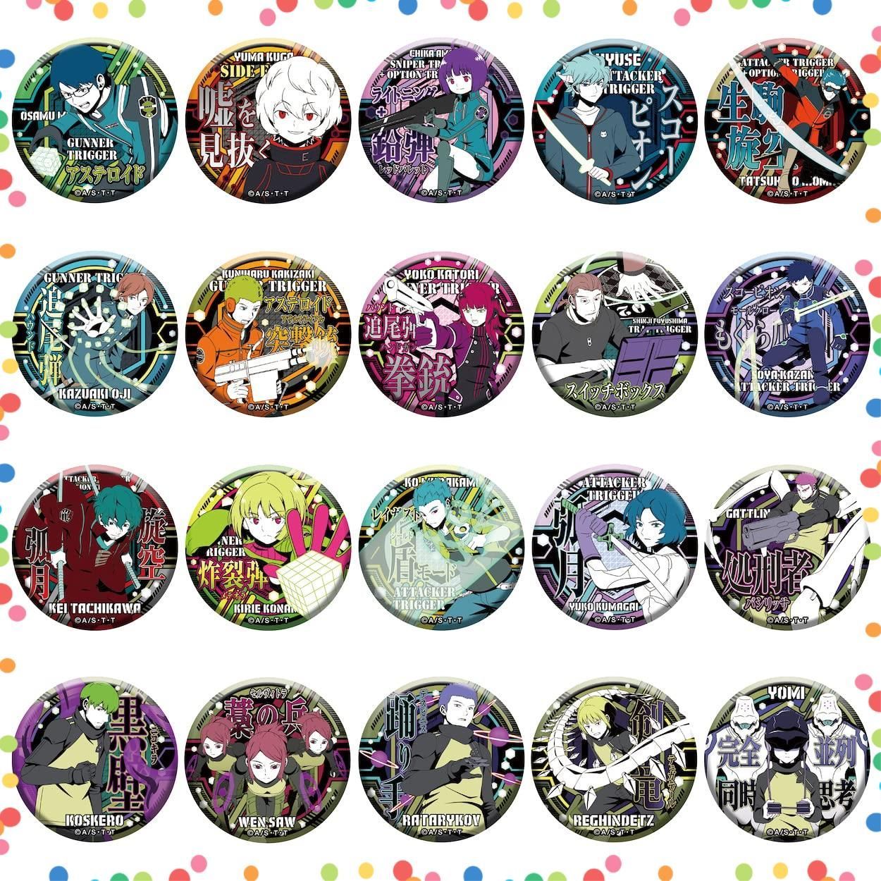 在庫 VOL 3 BOX 入 TRIGGER ドでか缶バッジ ワールドトリガー