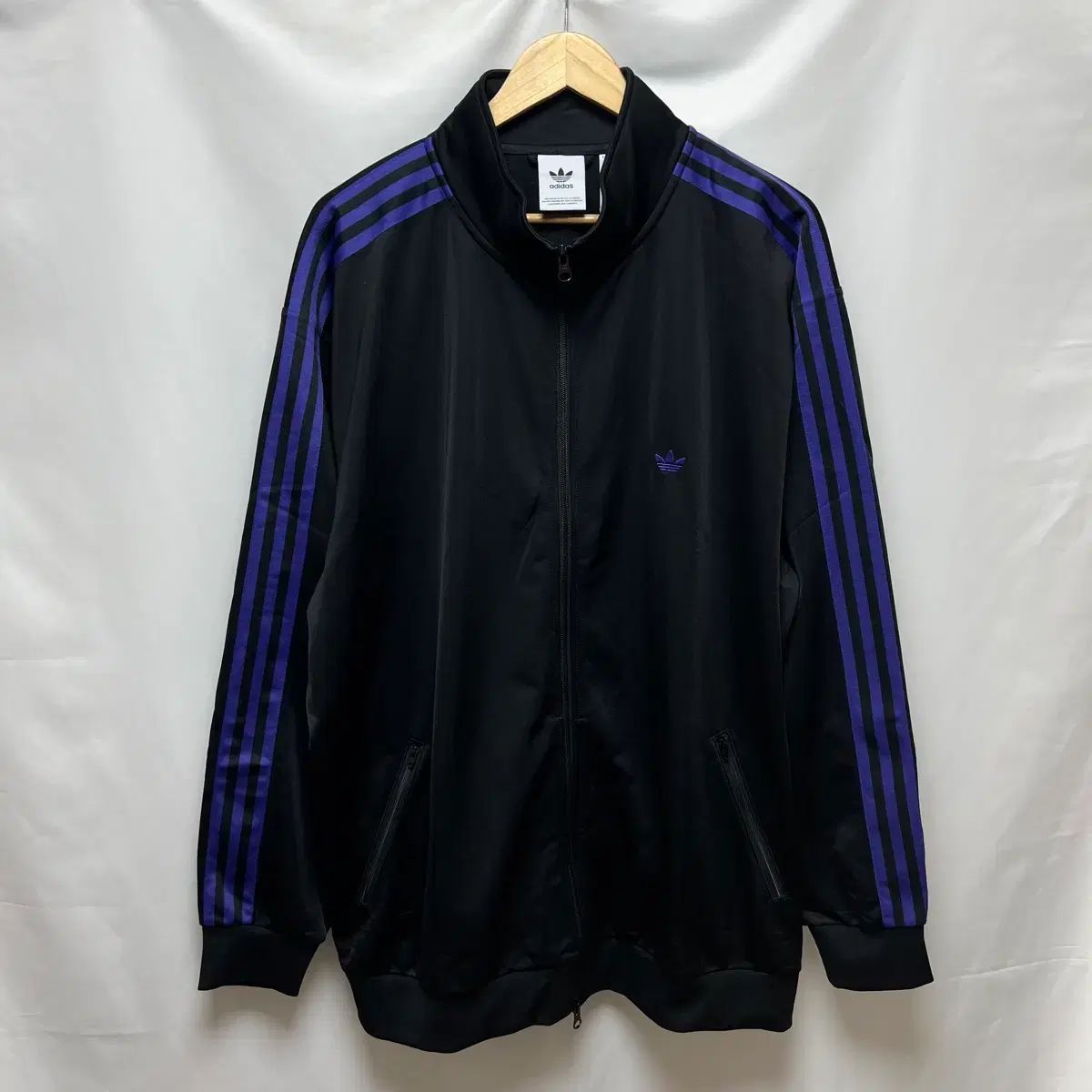 2 XL adidas アディダス BECKENBAUER ベッケンバウアー ブラックファー パープル トラックジャージ ジャージ